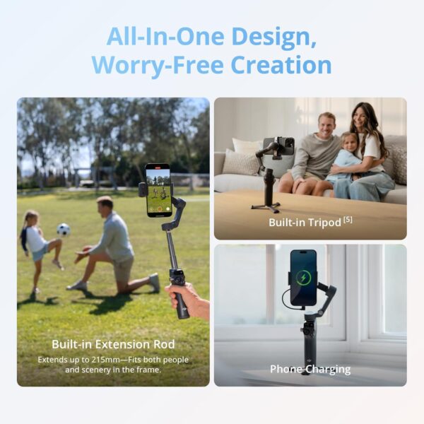 6 DJI Osmo Mobile 8 Advanced Tracking Combo