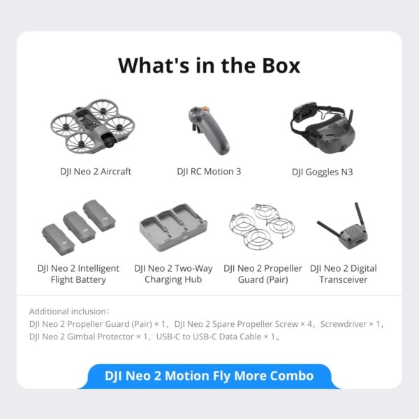 613GGUPXl1L._AC_SL1500_ DJI Neo 2 Motion Fly More Combo