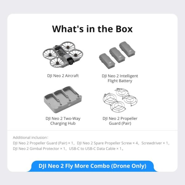 61CYL57g5FL._AC_SL1500_ DJI Neo 2 Fly More Combo (Drone Only)